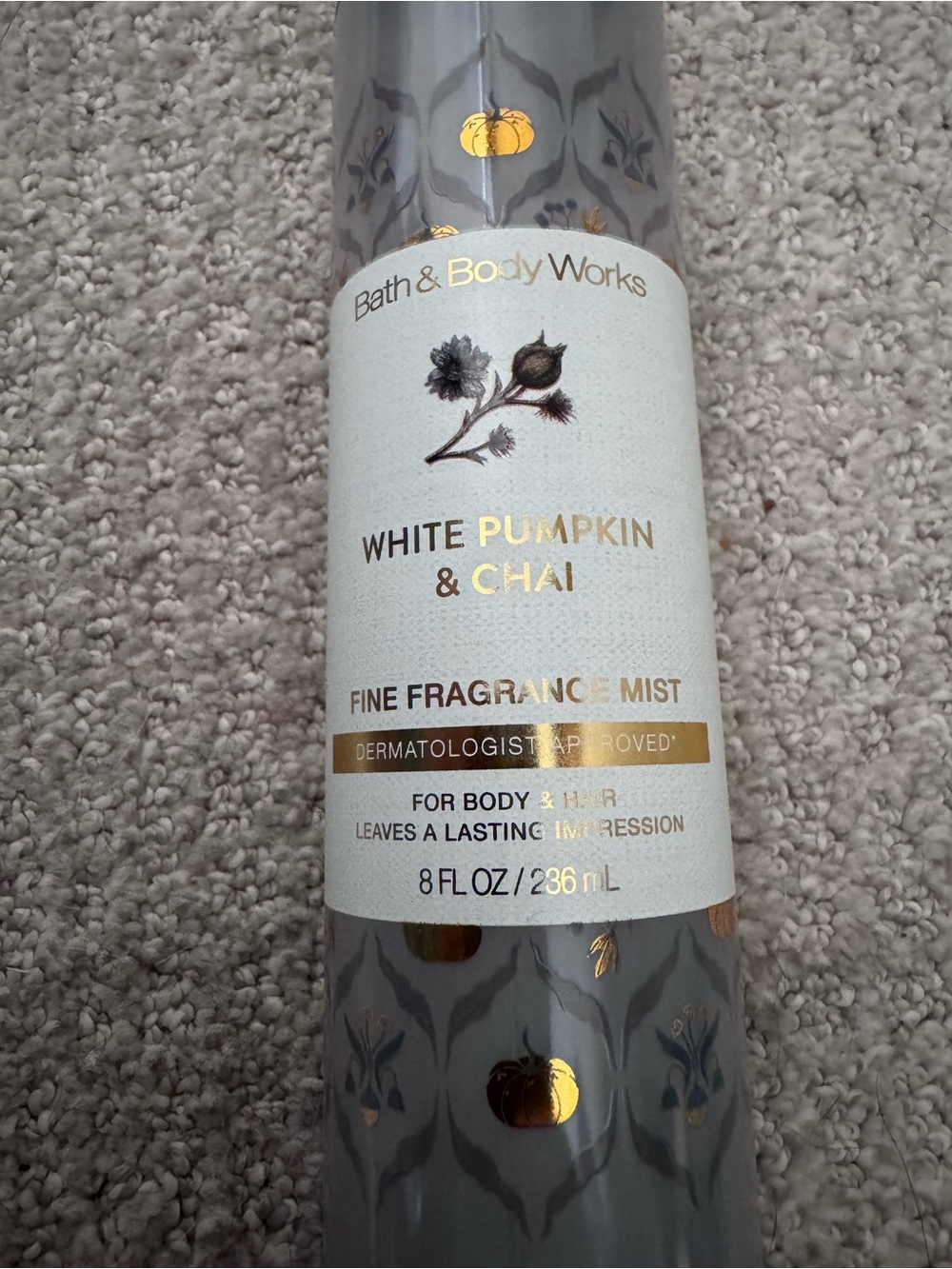 Bath & Body Works White Pumpkin & Chai Fine Mist -